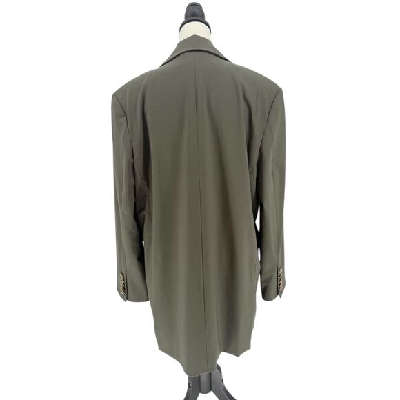 Veronica Beard Dickey Hutchinson Jacket Olive Army Green Size XL Wool Blazer NWT - Picture 7 of 13